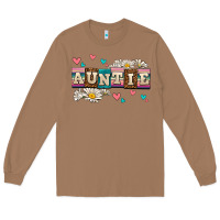 Toasted Coconut daisy auntie Long Sleeve Tee - AdoDesignShop