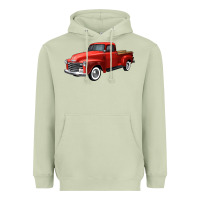 Matcha western red truck right 34 view Heavyweight Hoodie - FaDigitalArtStudio