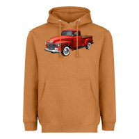 Meerkat western red truck right 34 view Heavyweight Hoodie - FaDigitalArtStudio