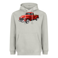 Moon Dust western red truck right 34 view Heavyweight Hoodie - FaDigitalArtStudio
