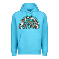 Ocean Blue western rainbow Premium Hoodie - Jasminsmagicworld