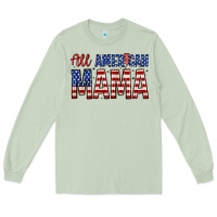 Matcha all american mama zillion Long Sleeve Tee - Zillion Design Studio