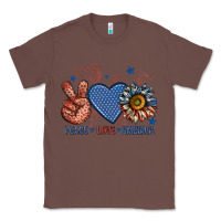 Chestnut peace love america billie wilder Classic Tee - texasbilliewilder