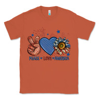 Copper peace love america billie wilder Classic Tee - texasbilliewilder