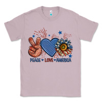 Lilac peace love america billie wilder Classic Tee - texasbilliewilder