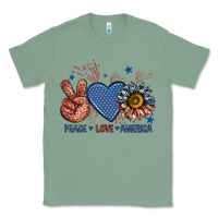 Sage peace love america billie wilder Classic Tee - texasbilliewilder
