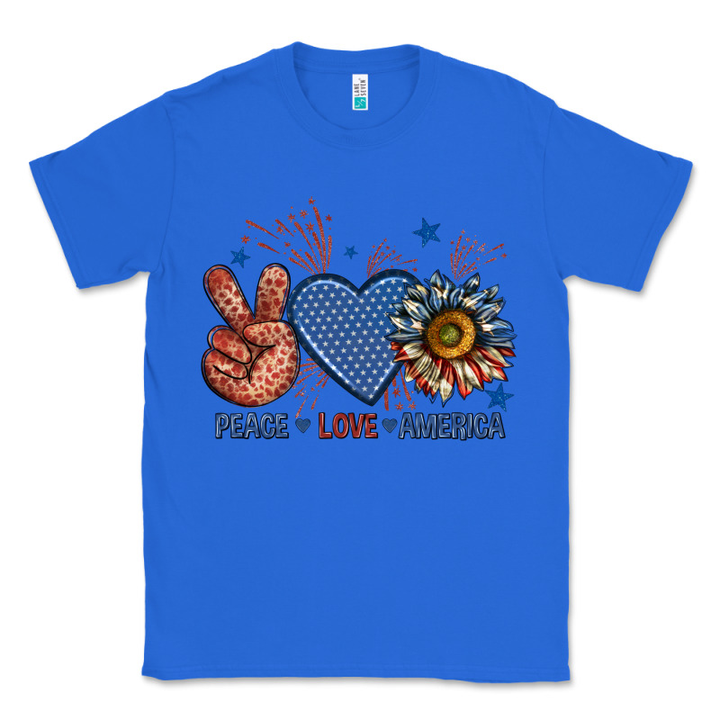 Peace Love America Billie Wilder Classic Tee by texasbilliewilder | Teevron