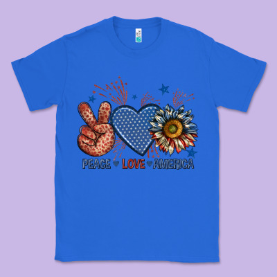 Classic Tee peace love america billie wilder