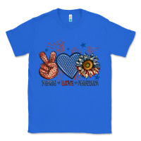 True Royal peace love america billie wilder Classic Tee - texasbilliewilder