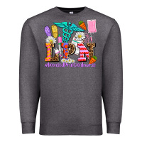 Charcoal Heather easter lpn licensed practical nurse Premium Sweatshirt - AdoDesignShop