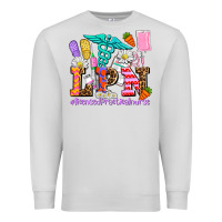 Dove Grey easter lpn licensed practical nurse Premium Sweatshirt - AdoDesignShop