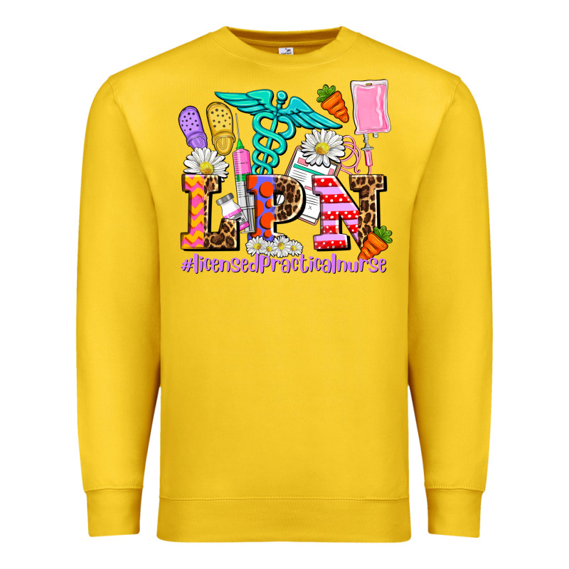 Easter Lpn Licensed Practical Nurse Premium Sweatshirt by AdoDesignShop | Teevron