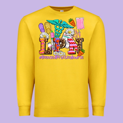 Easter Lpn Licensed Practical Nurse Premium Sweatshirt Designed By Adodesignshop