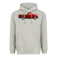 Moon Dust western red truck right side view Heavyweight Hoodie - FaDigitalArtStudio