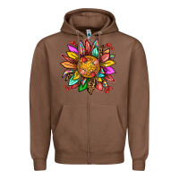 Chestnut strawberry sunflower Zipper Hoodie - texasbilliewilder
