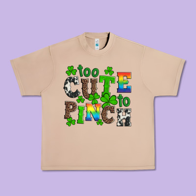 St Patricks Too Cute To Pinch Urban Heavy Tee Designed By Artiststas