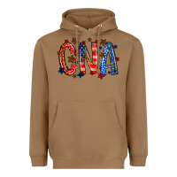 Toasted Coconut cna america Heavyweight Hoodie - RacoonDesign