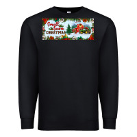 Black small town christmas Premium Sweatshirt - BundleAndBundleShop