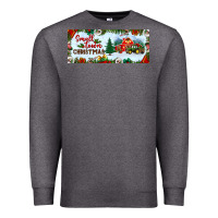 Charcoal Heather small town christmas Premium Sweatshirt - BundleAndBundleShop