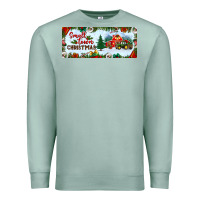Seafoam small town christmas Premium Sweatshirt - BundleAndBundleShop