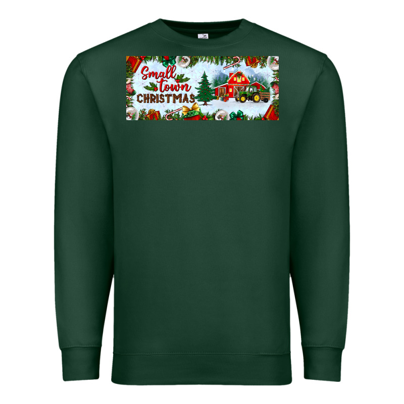 Small Town Christmas Premium Sweatshirt by BundleAndBundleShop | Teevron