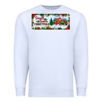 White small town christmas Premium Sweatshirt - BundleAndBundleShop