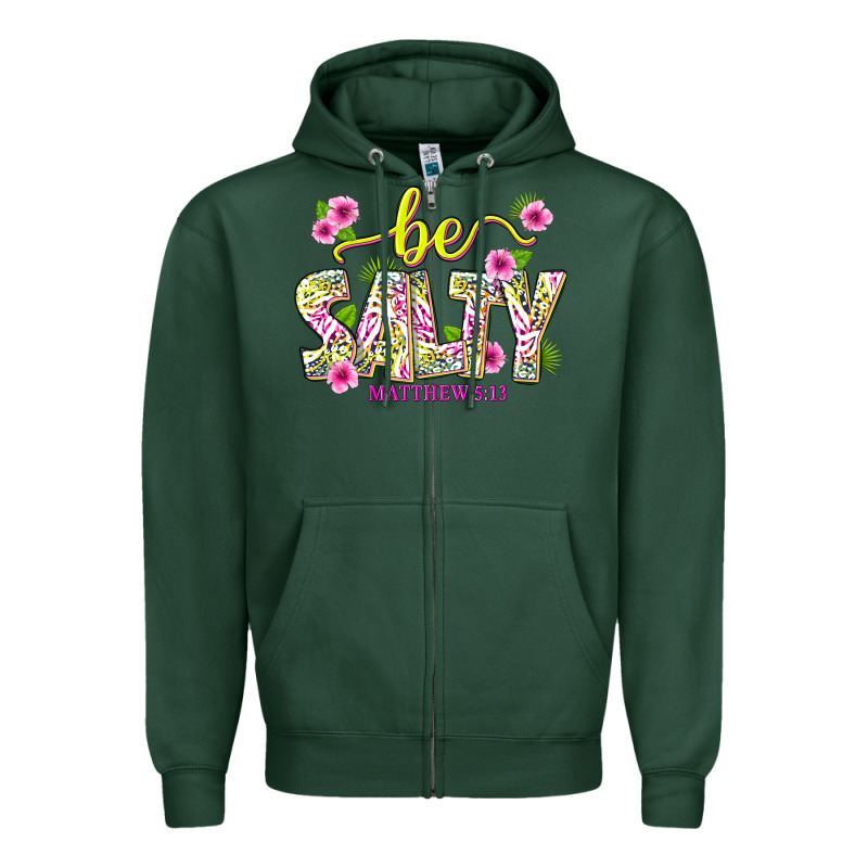Summer Be Salty Matthew 5 13 Zipper Hoodie by texasbilliewilder | Teevron