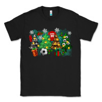 Black christmas trees with soccer Classic Tee - Zillion Design Studio