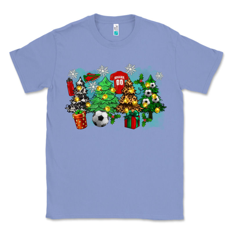 Christmas Trees With Soccer Classic Tee by Zillion Design Studio | Teevron