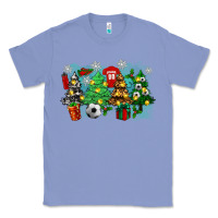Colony Blue christmas trees with soccer Classic Tee - Zillion Design Studio