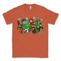 Copper christmas trees with soccer Classic Tee - Zillion Design Studio