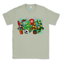 Matcha christmas trees with soccer Classic Tee - Zillion Design Studio