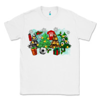 White christmas trees with soccer Classic Tee - Zillion Design Studio