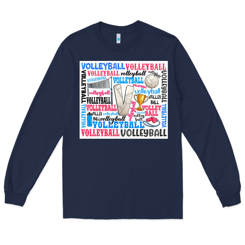 Volleyball Long Sleeve Tee by Zillion Design Studio | Teevron