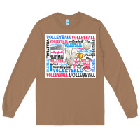 Toasted Coconut volleyball Long Sleeve Tee - Zillion Design Studio