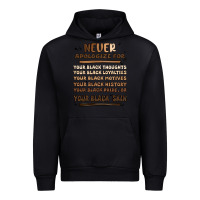 Black never apologize Urban Hoodie - MaliasSmallBusiness