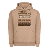 Pigment Burro never apologize Urban Hoodie - MaliasSmallBusiness