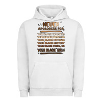 Pigment Lunar Rock never apologize Urban Hoodie - MaliasSmallBusiness