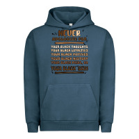 Pigment Midnight Navy never apologize Urban Hoodie - MaliasSmallBusiness