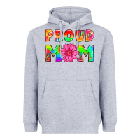 Heather Grey proud mom Heavyweight Hoodie - HRA Design Shop