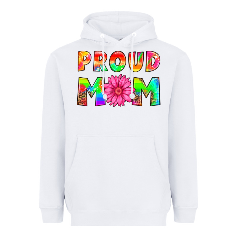 Proud Mom Heavyweight Hoodie by HRA Design Shop | Teevron