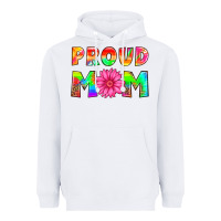 White proud mom Heavyweight Hoodie - HRA Design Shop