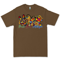 Cacao peace love autism Premium Tee - RacoonDesign