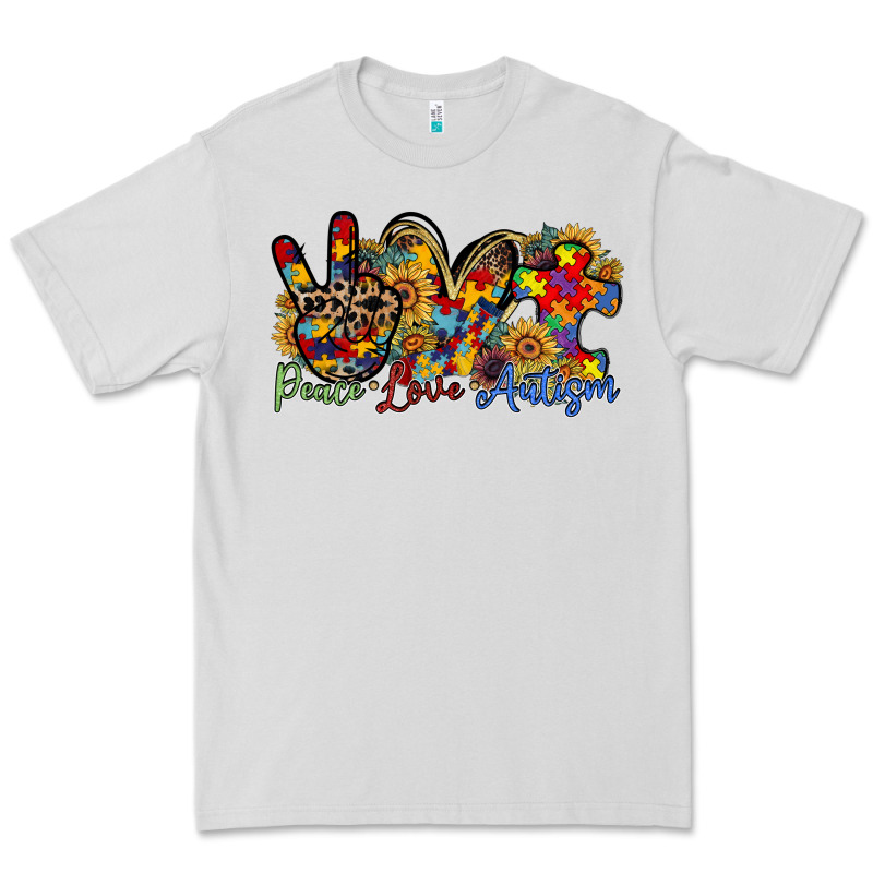 Peace Love Autism Premium Tee by RacoonDesign | Teevron