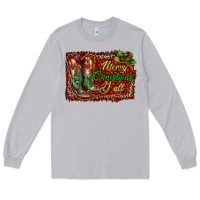 Moon Dust Merry Christmas Y'all Boots Long Sleeve Tee - RanaPortraitStore