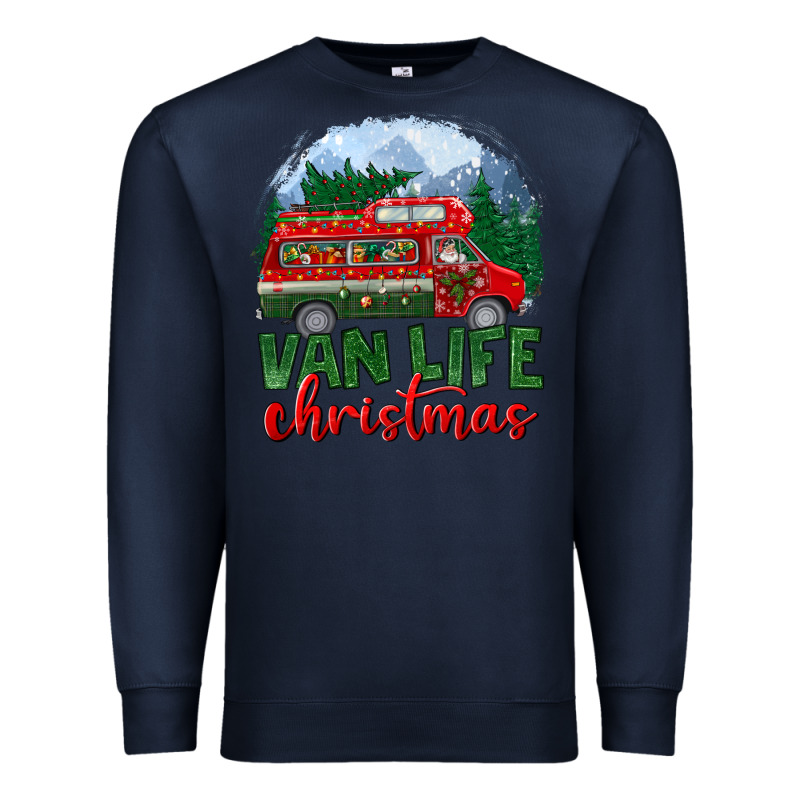 Van Life Christmas Premium Sweatshirt by BundleAndBundleShop | Teevron