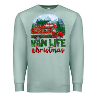 Seafoam van life christmas Premium Sweatshirt - BundleAndBundleShop