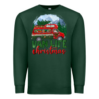 Sports Green van life christmas Premium Sweatshirt - BundleAndBundleShop
