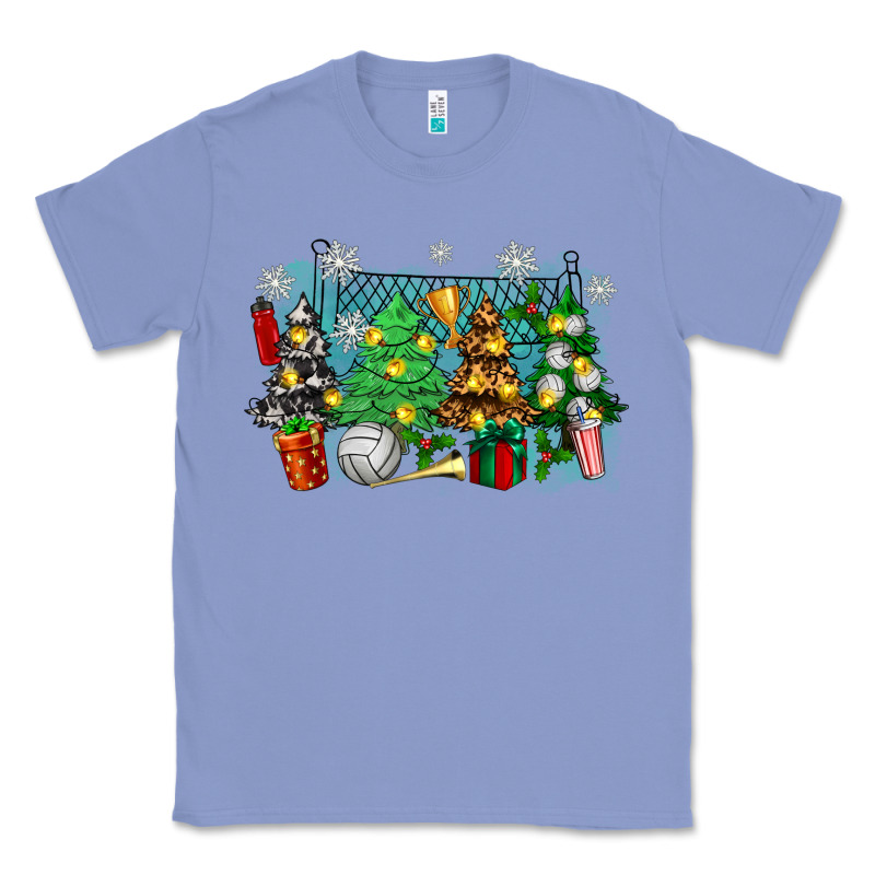 Christmas Trees With Volleyball Classic Tee by Zillion Design Studio | Teevron