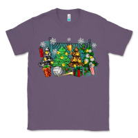 Lavender christmas trees with volleyball Classic Tee - Zillion Design Studio